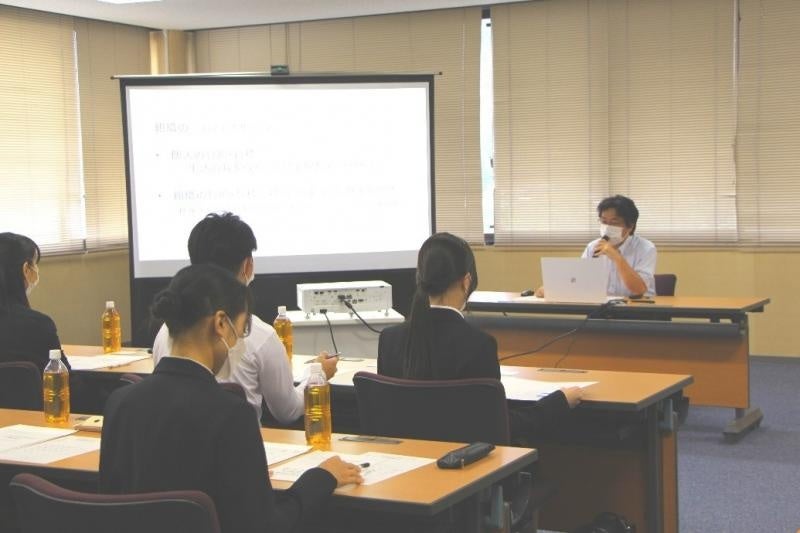 袖山理事・事務局長との意見交換の様子