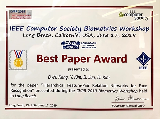 2019年のCVPRにてストラドビジョンは最優秀論文賞を受賞