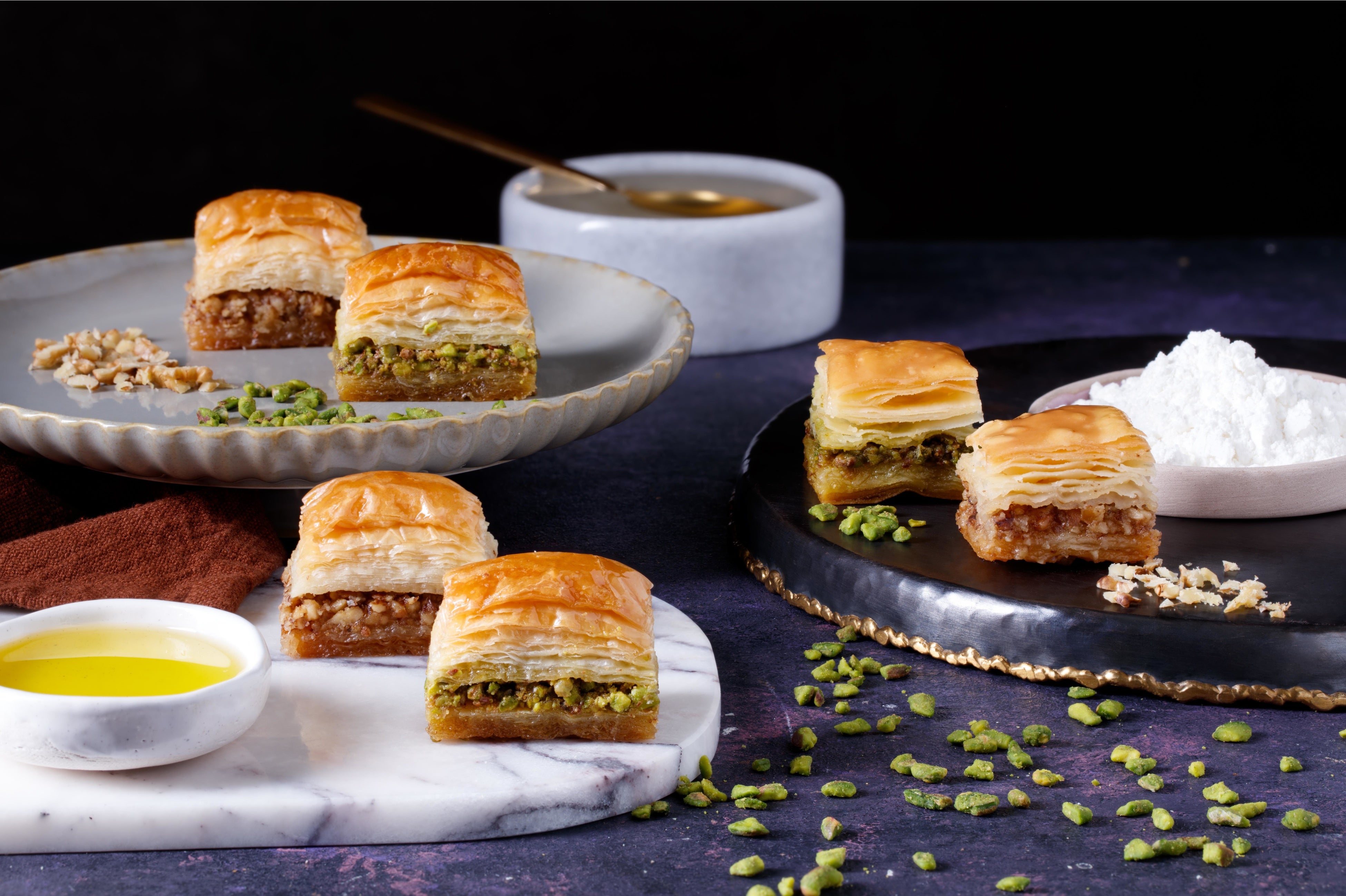 ピスタチオバクラバ　くるみバクラバ