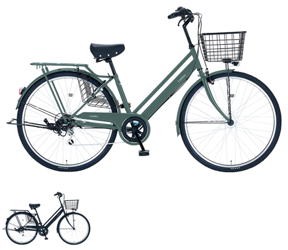 土日引取り限定（大阪）】ダイワサイクル ルミナG グリーン系 土日引