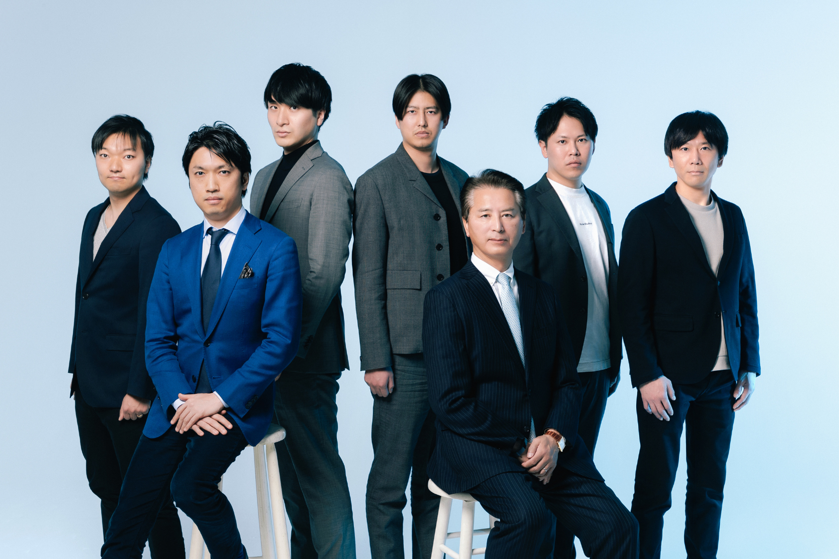 左から鈴木修一氏、松本高一氏、長井遼平氏、池田和泉氏、三島裕史氏、佐野光氏、小川俊太郎氏