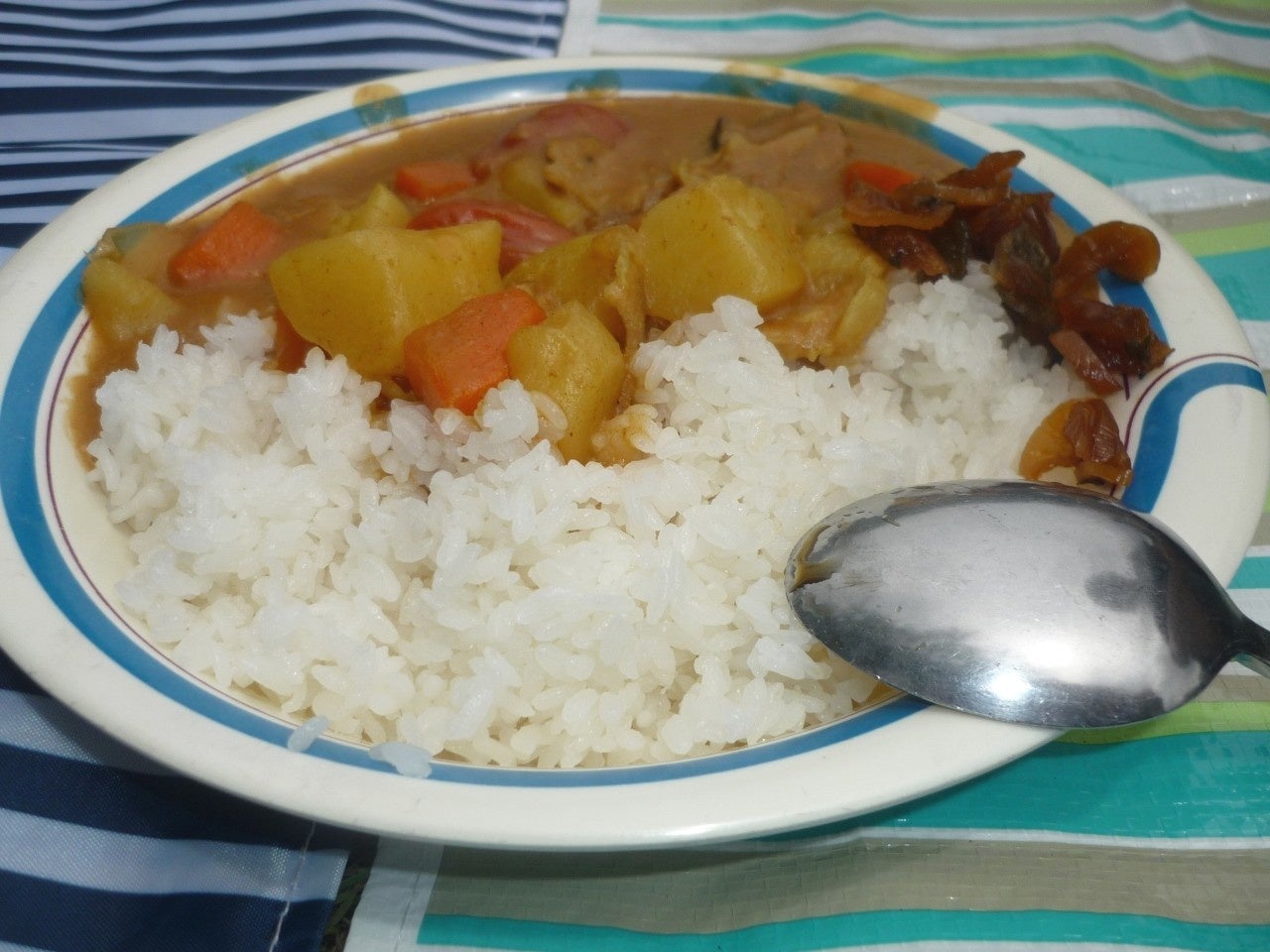 完成したカレー