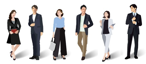 ビジネスカジュアルの例