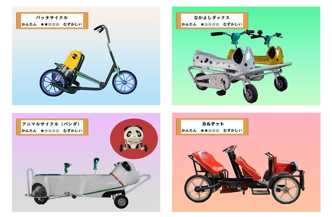 おもしろ自転車の数々