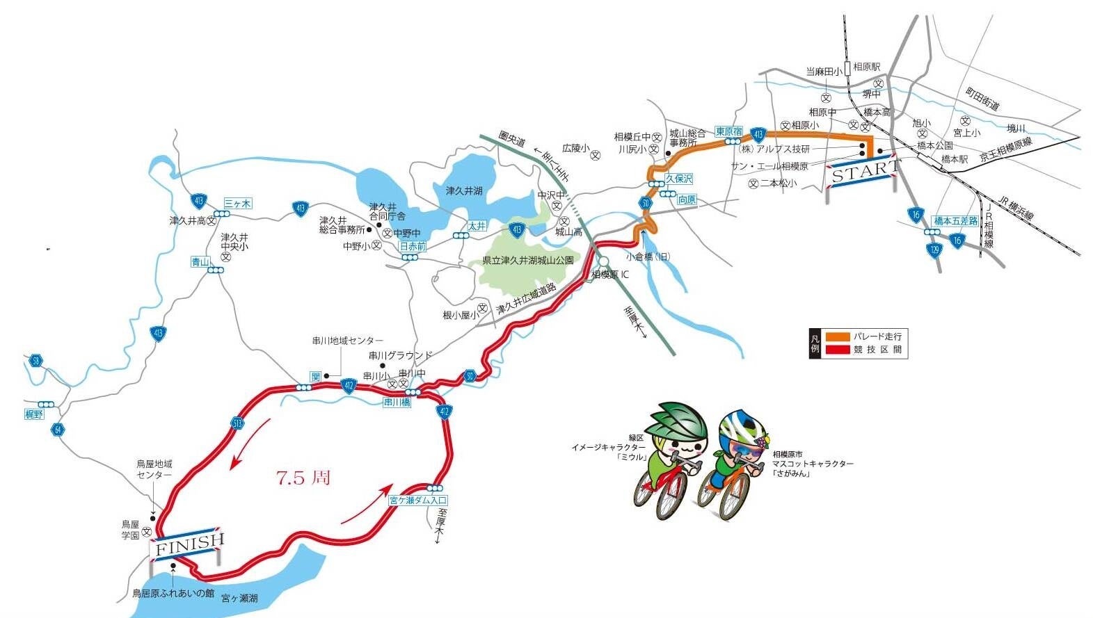 相模原ステージ　コースイメージ