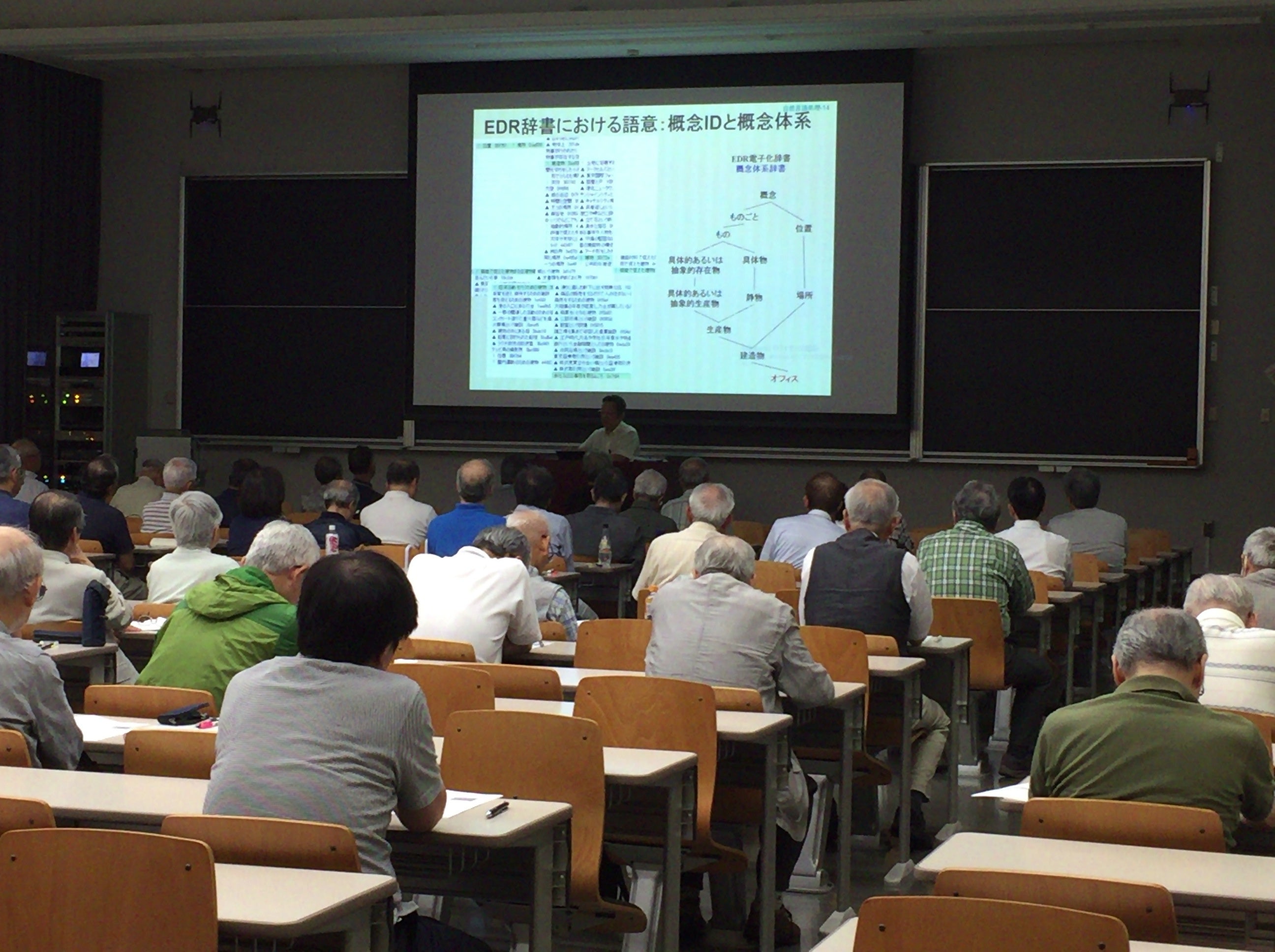 大学の講義室での座学