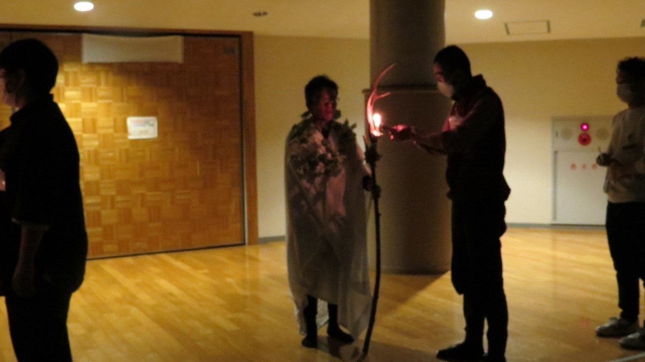 火の神様から火をいただきます