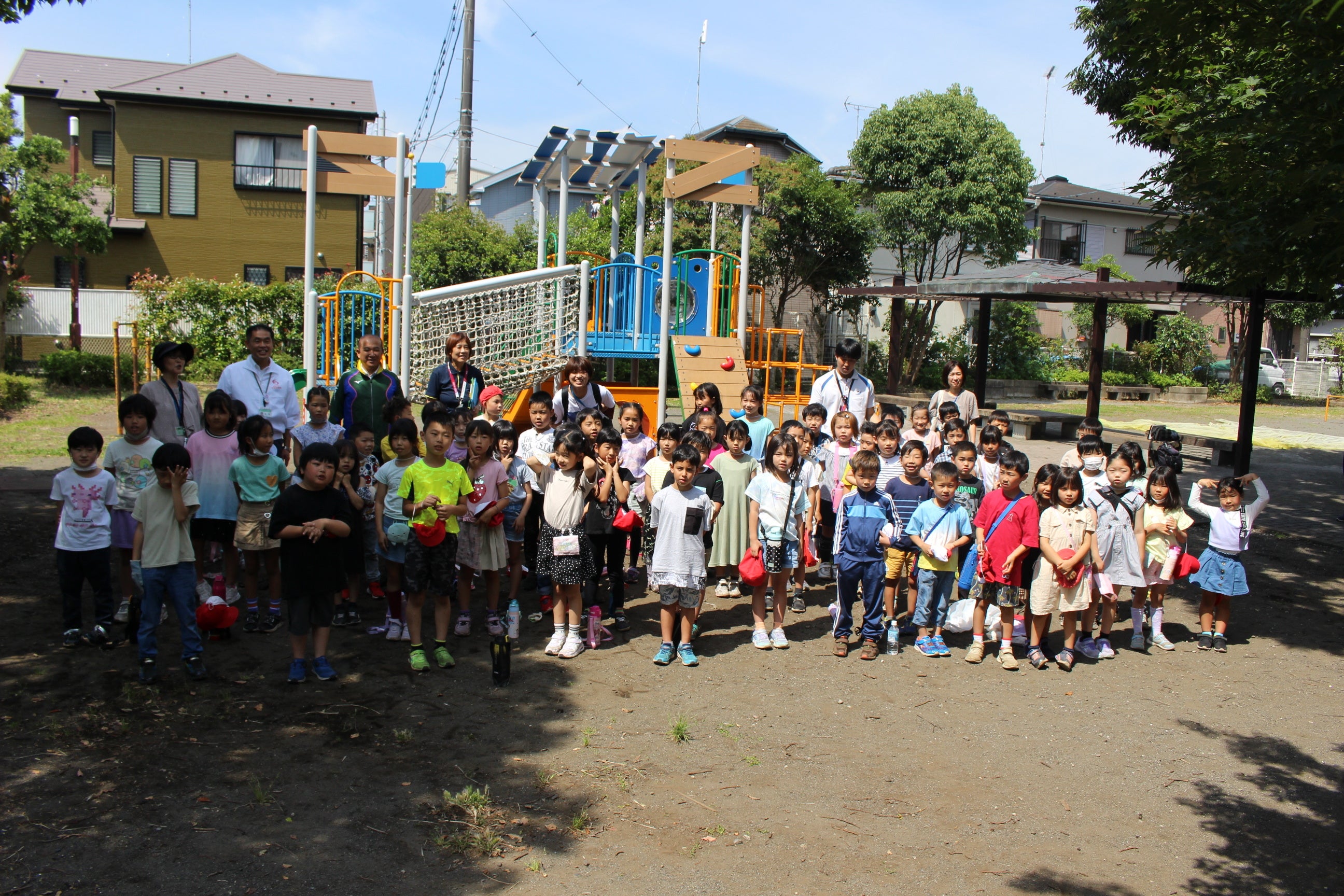 ひと汗かいたあとは集合写真です