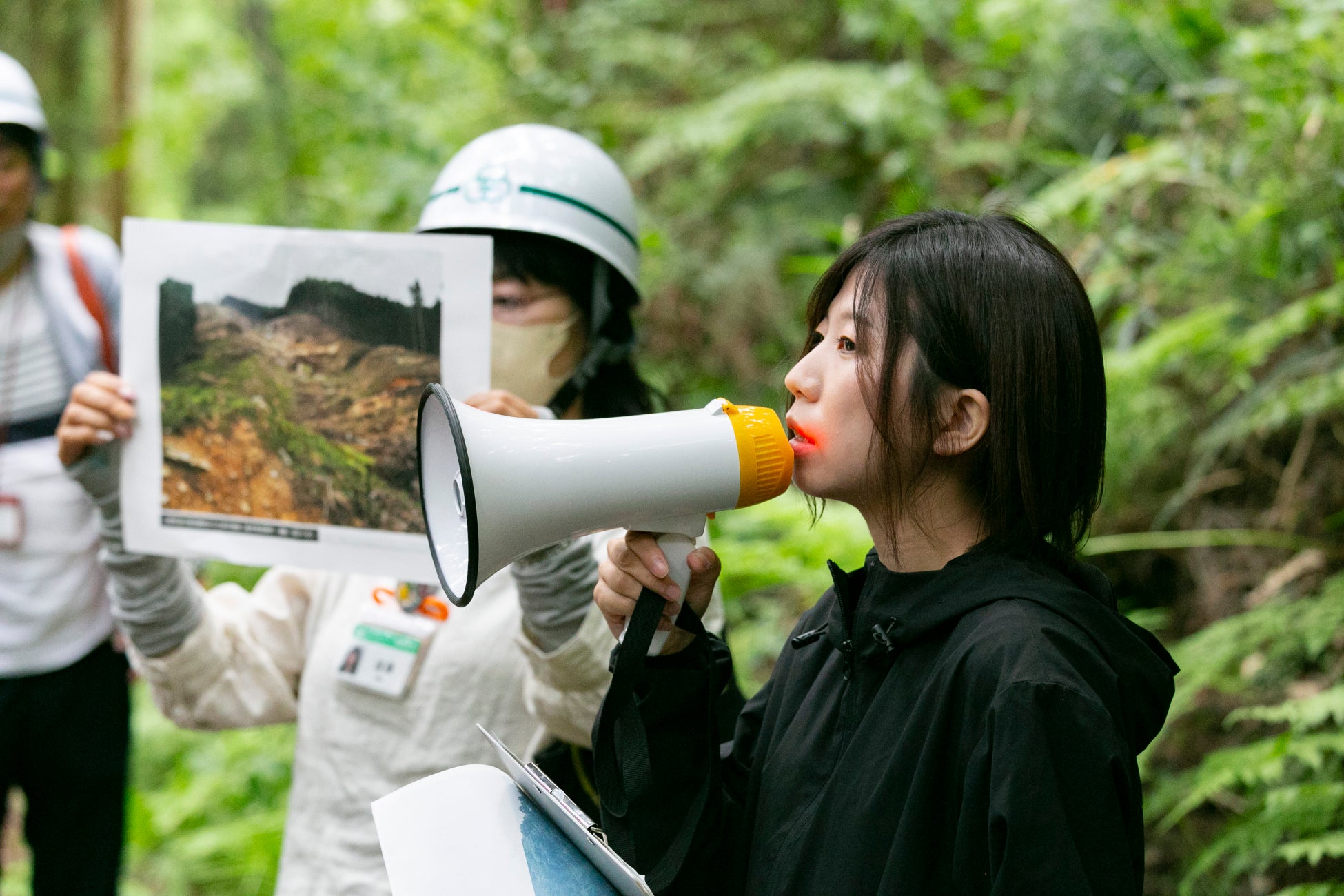 説明する代表取締役の齊藤氏