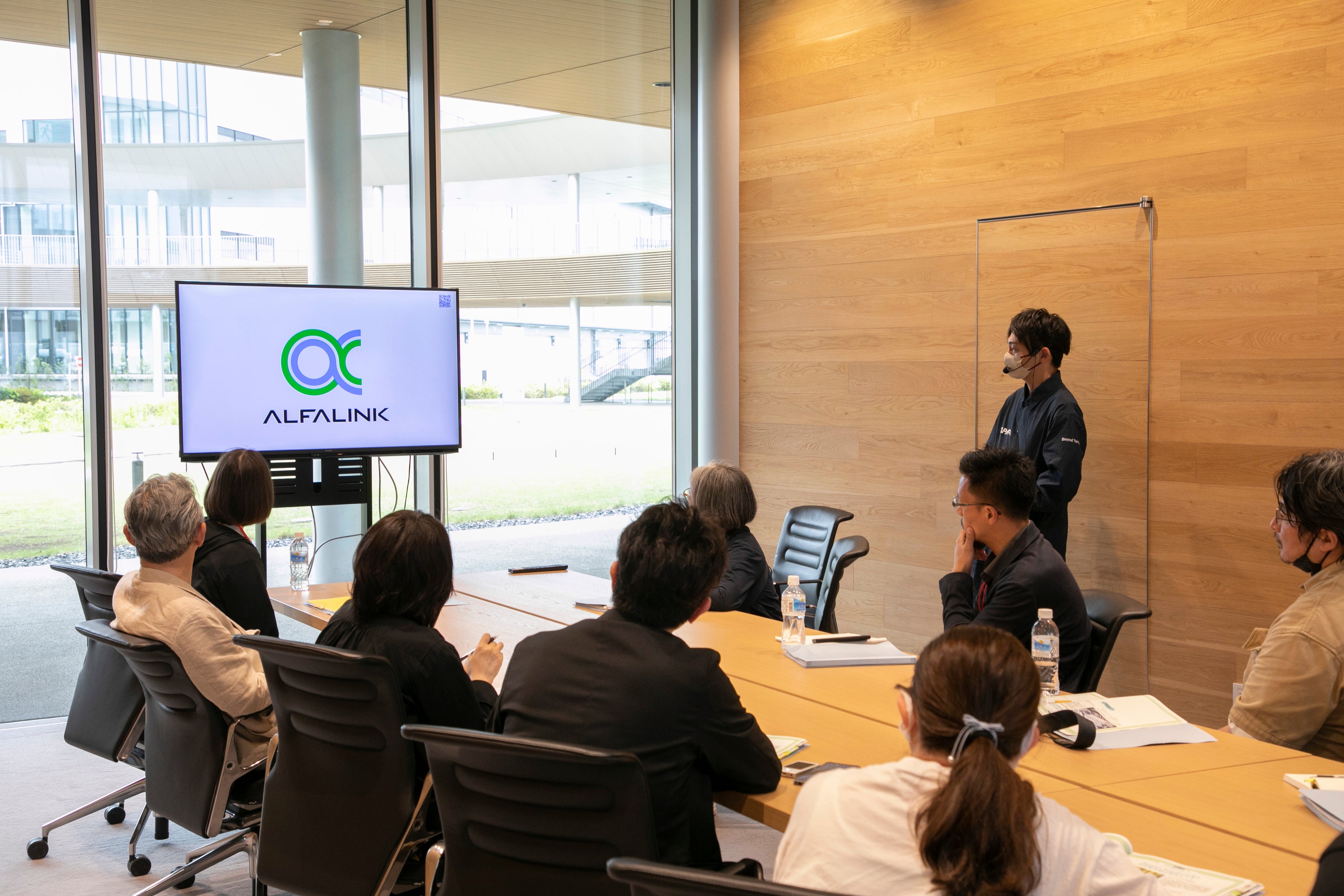 同社の取組やGLP ALFALINK 相模原に関するレクチャー