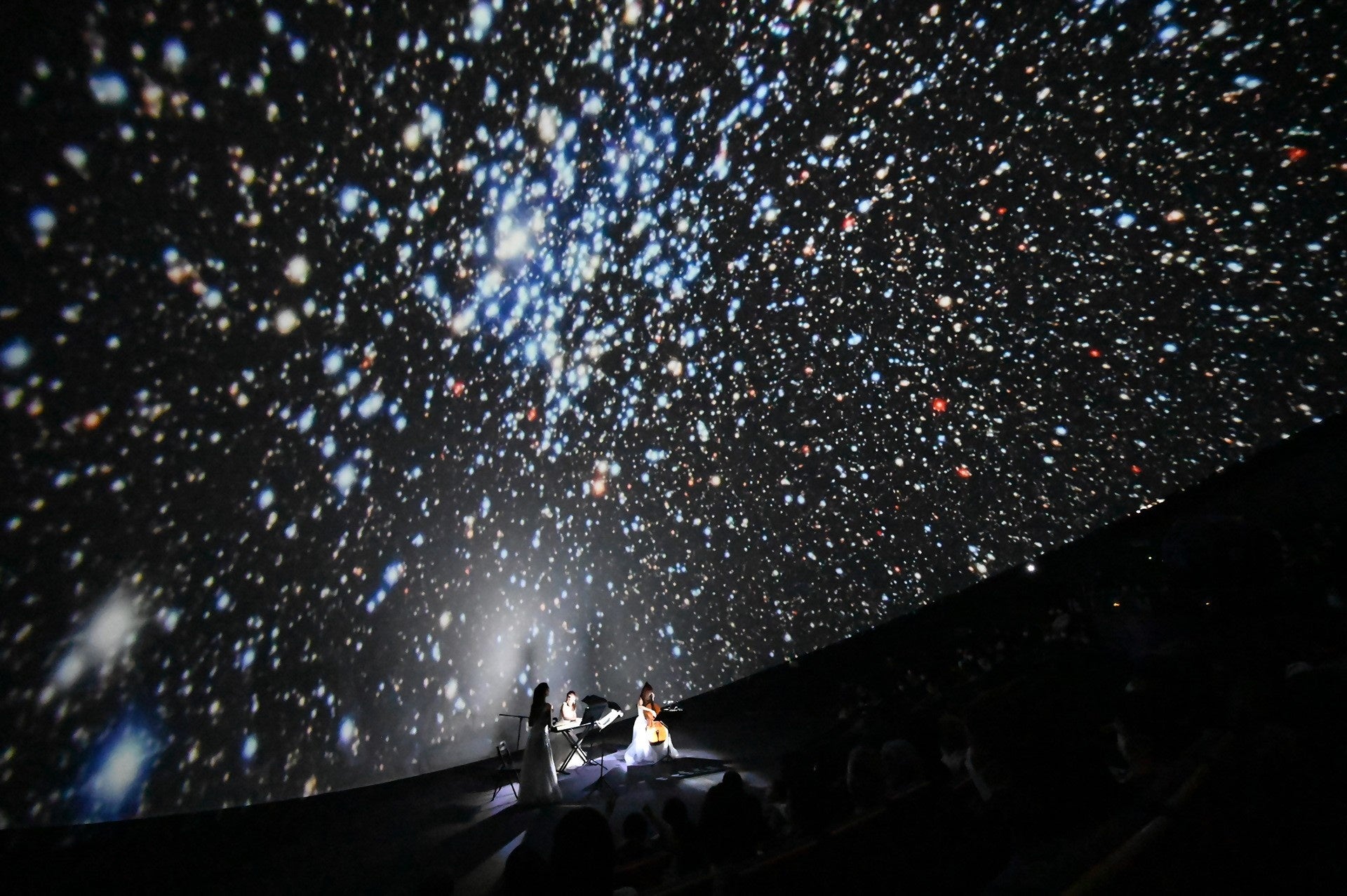 プラネタリウムならではの演出は圧巻です（開催イメージ）