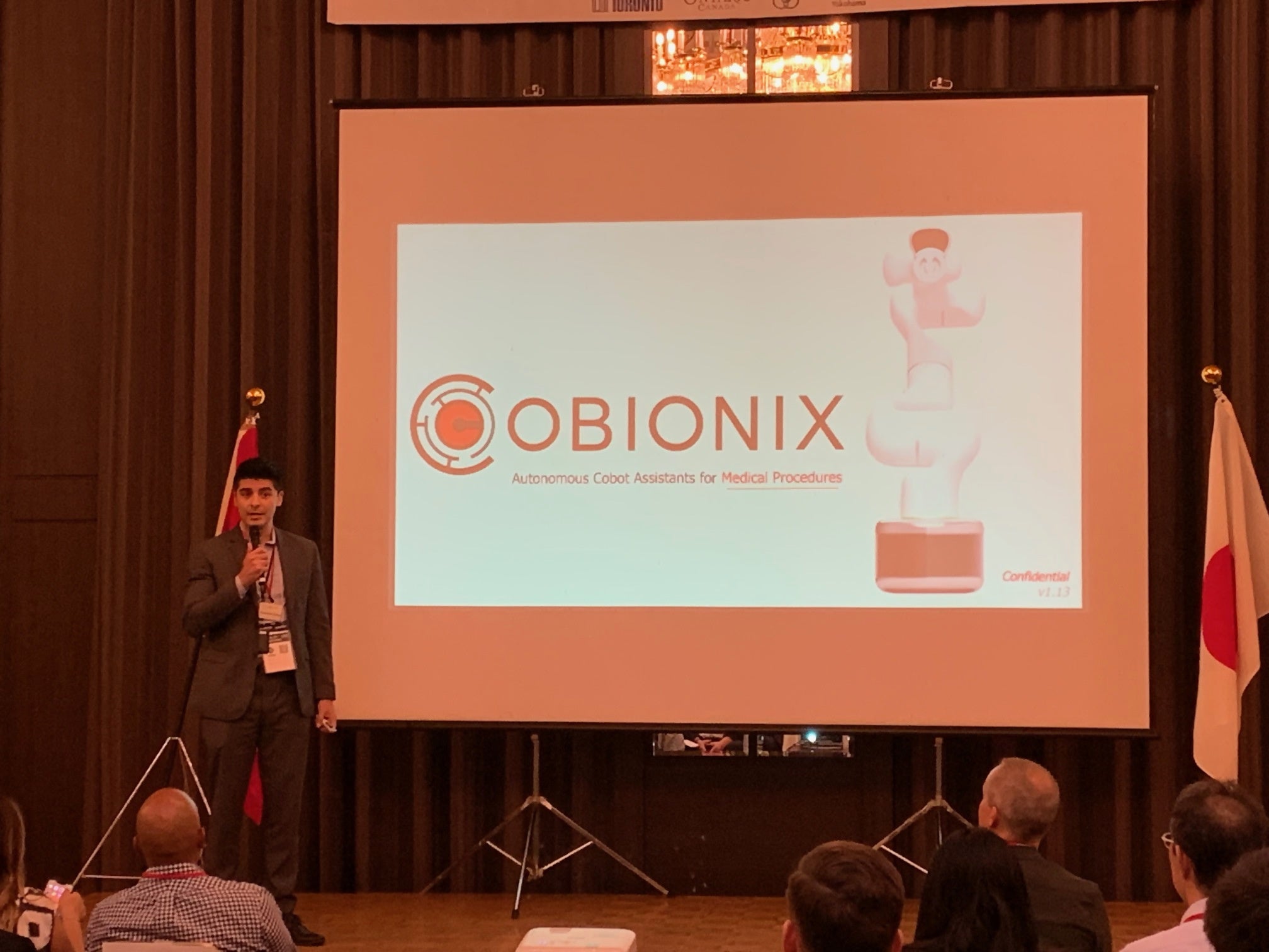 カナダ企業によるピッチの様子