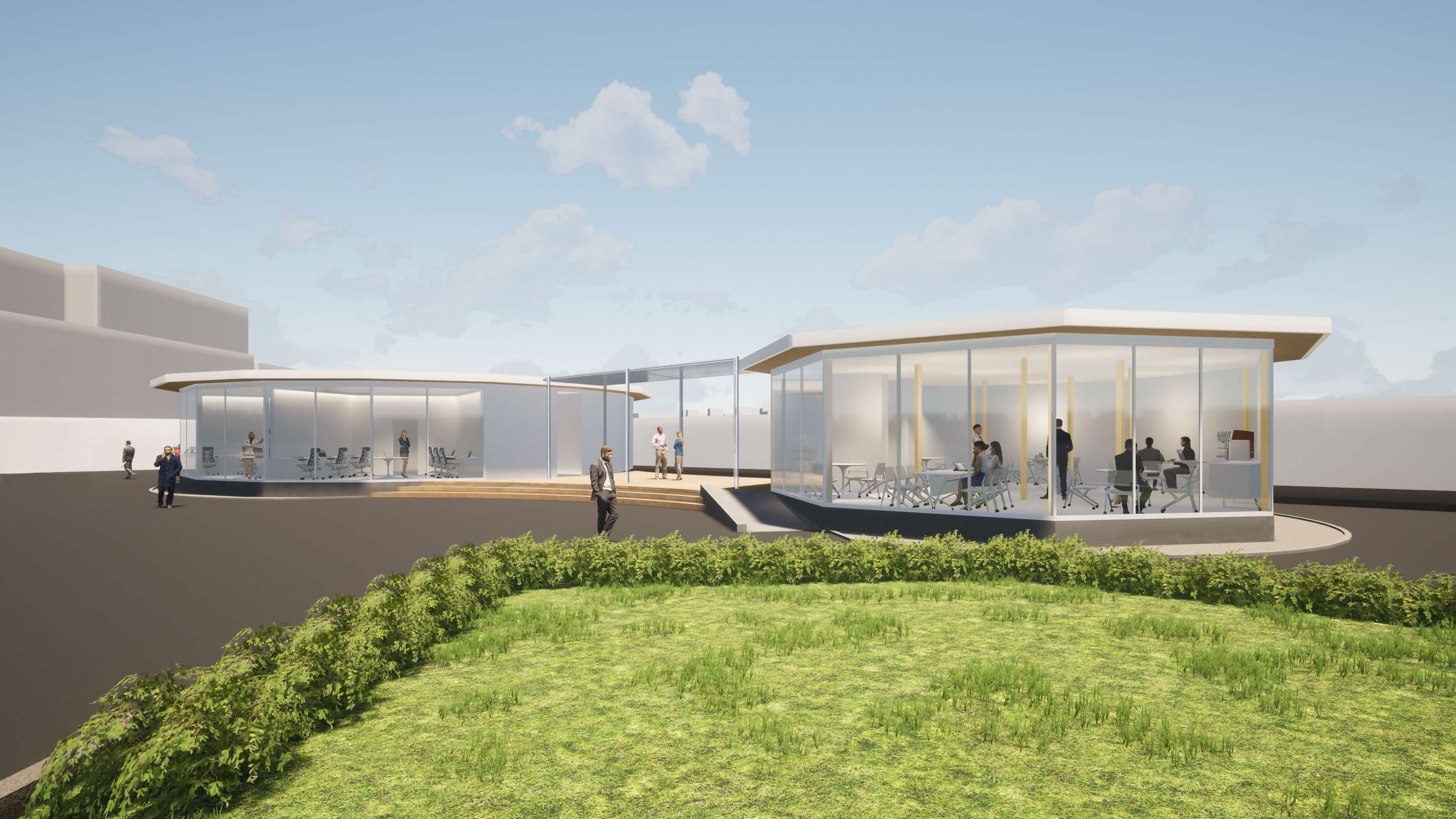 拠点の外観イメージ（提供：JR東海）