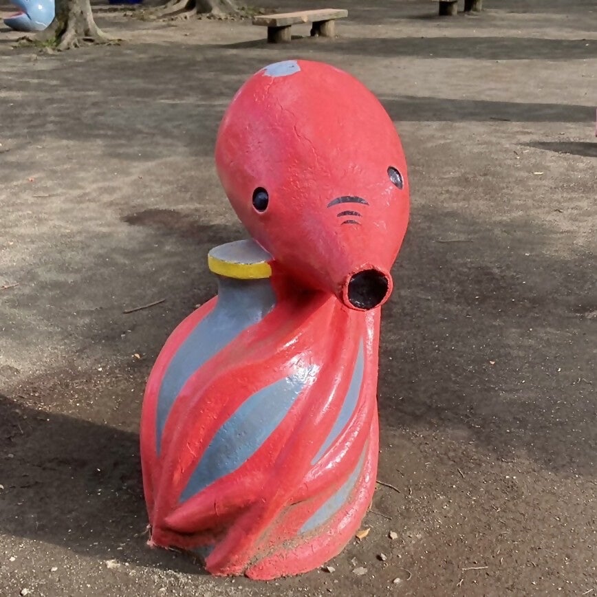 鹿沼公園で出会った愉快なオブジェ