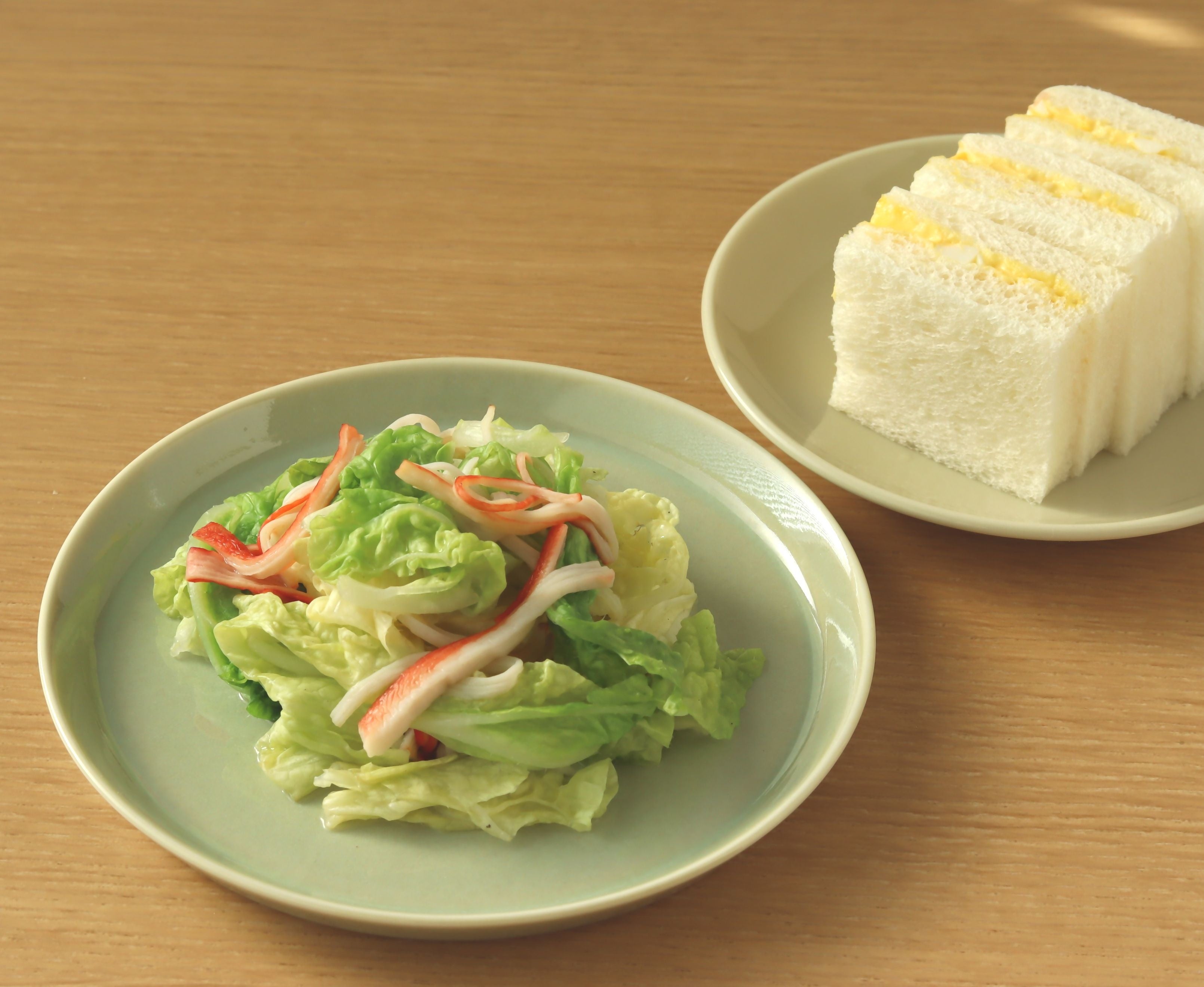 白菜のホットサラダ＆サンドイッチ