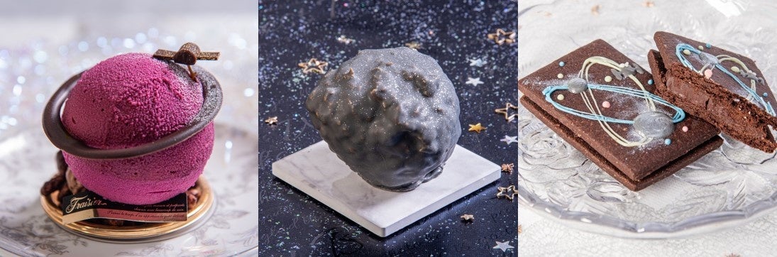 宇宙とつながるはやぶさスイーツ（一例）