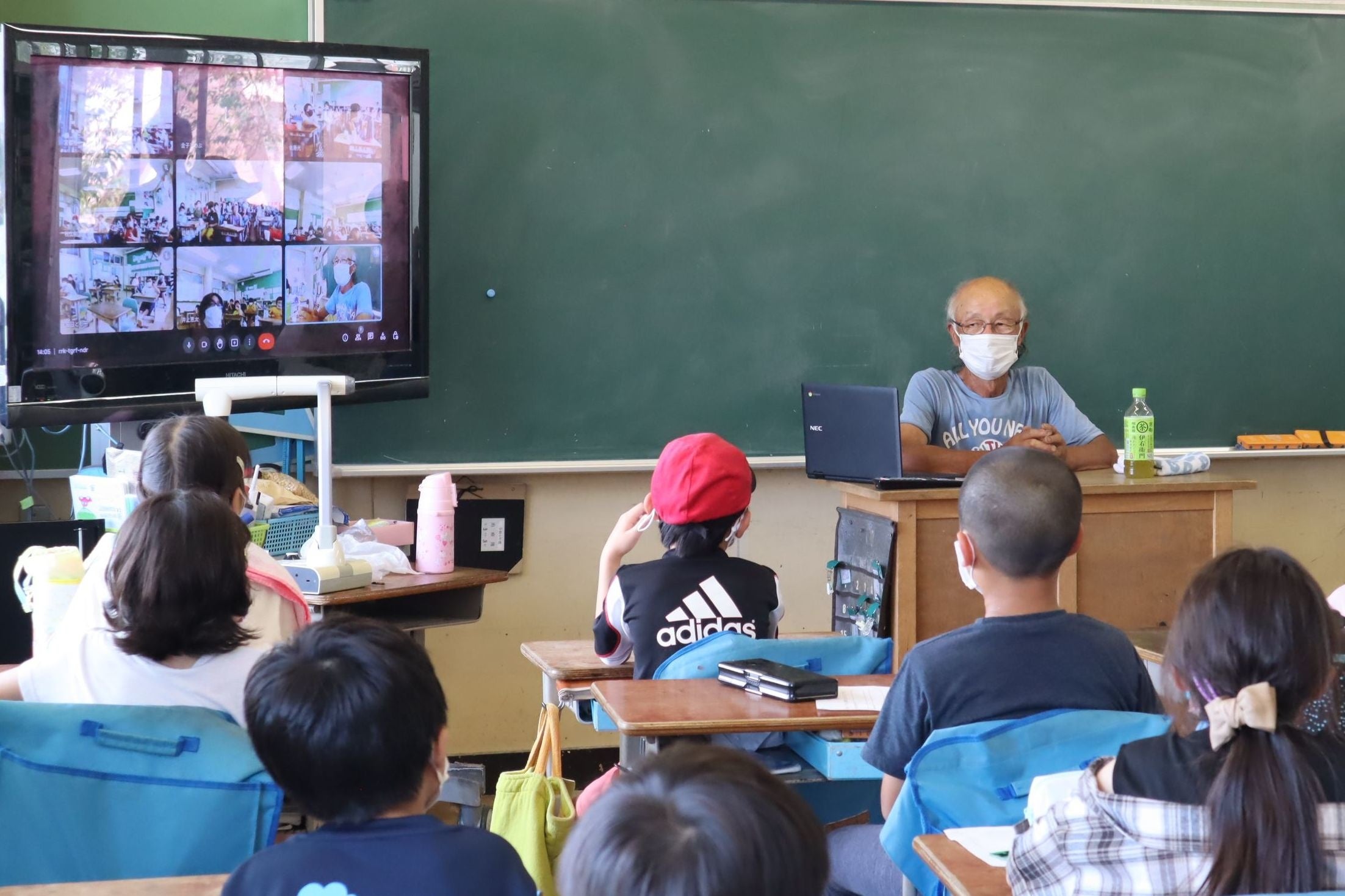橋本小のレクチャー（オンライン活用）