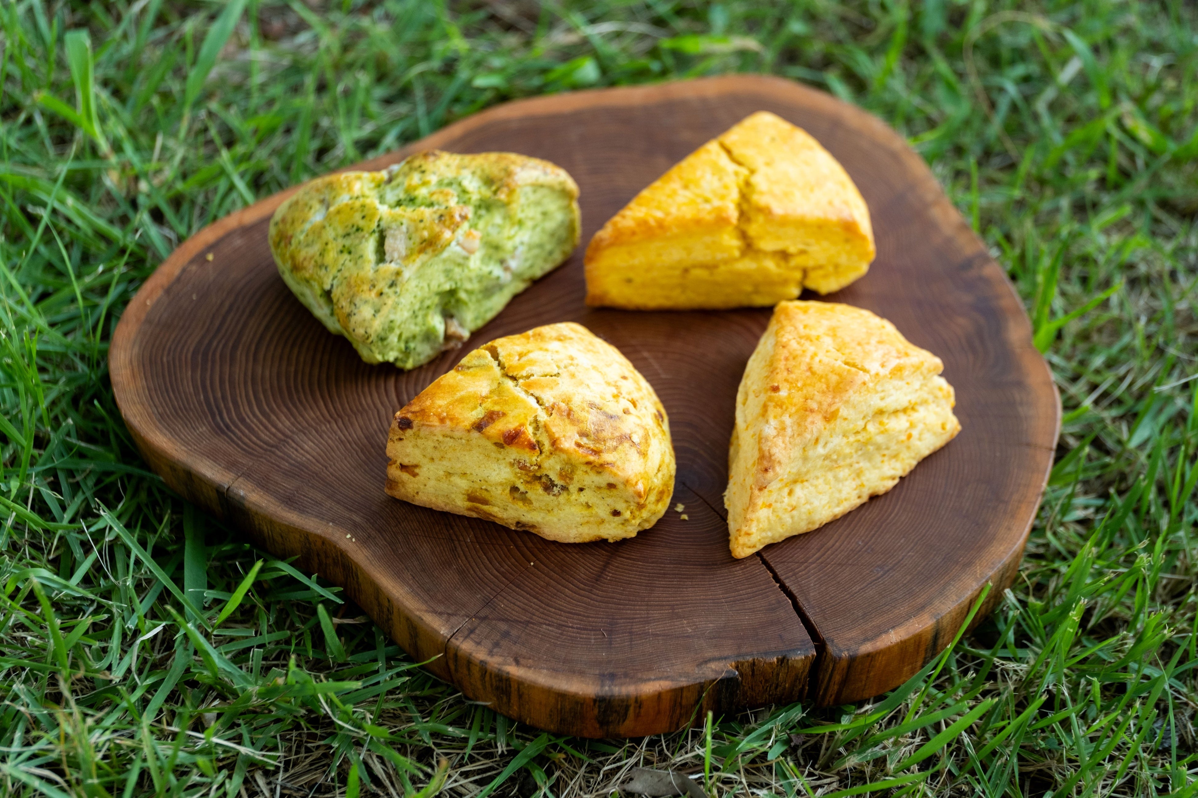 野菜たっぷりのスコーン4種