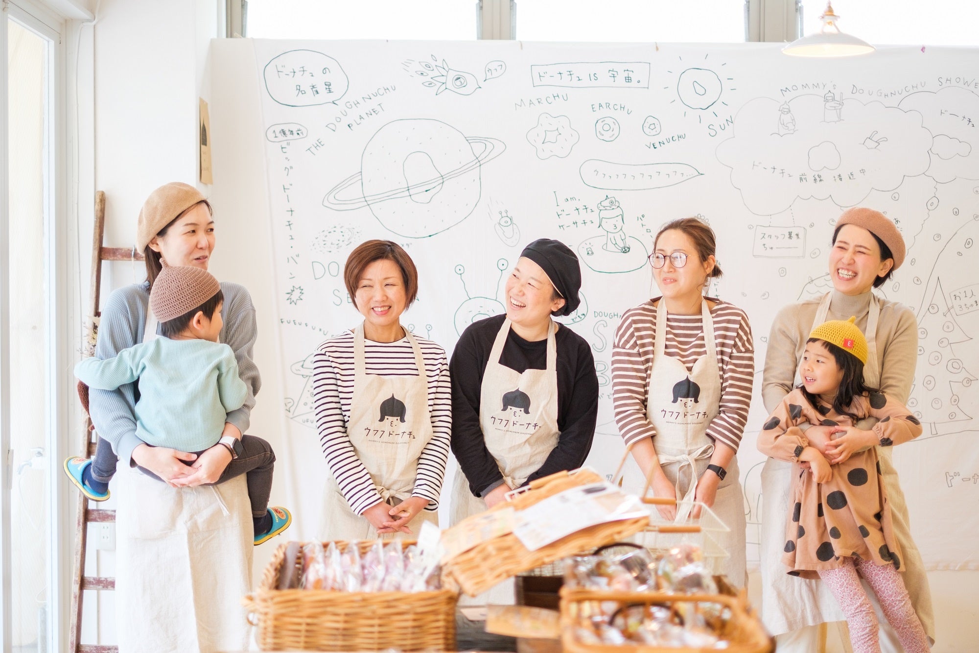 ウフフドーナチュ旧軽井沢のママスタッフたち