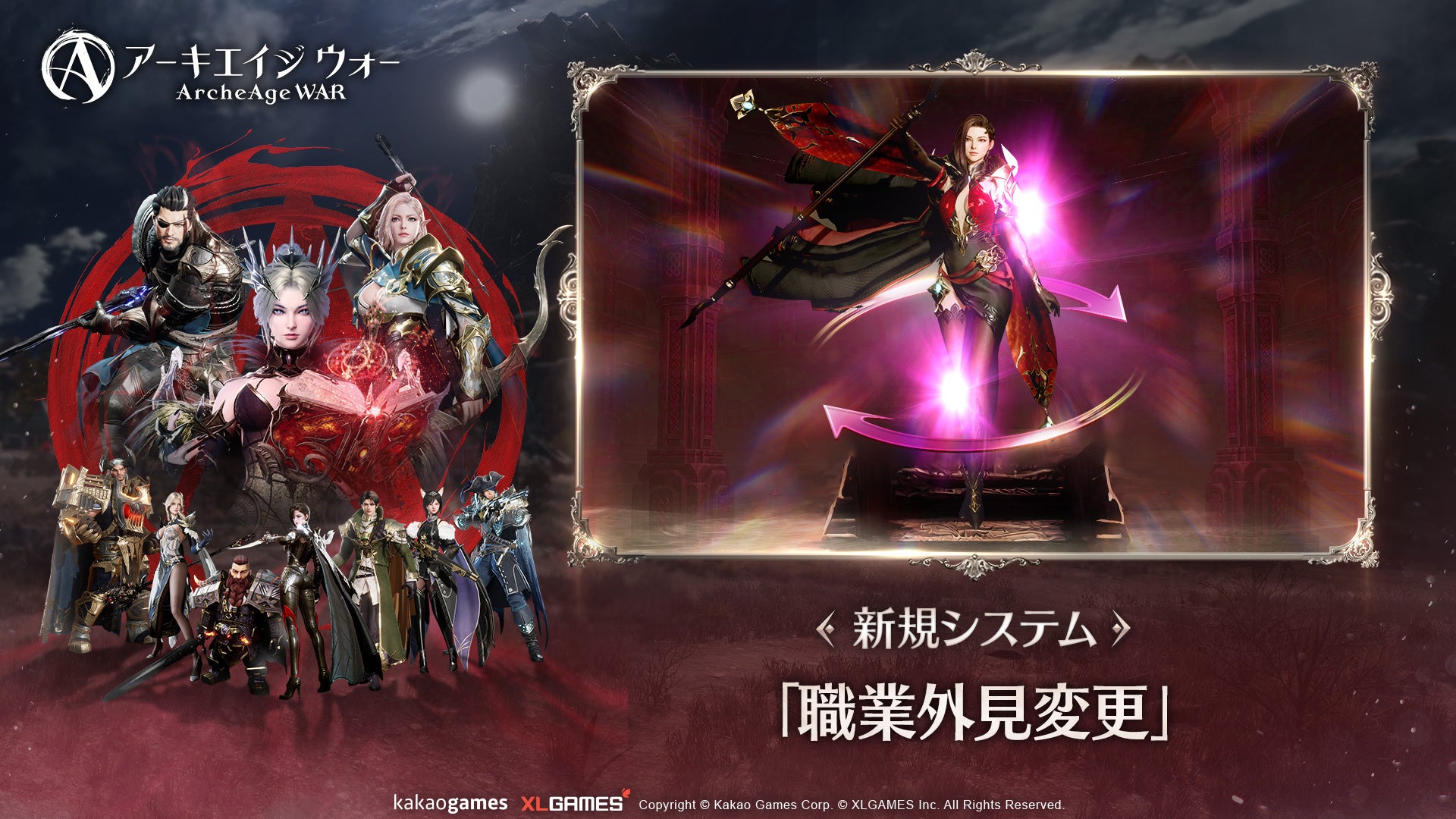 職業外見変更システム紹介