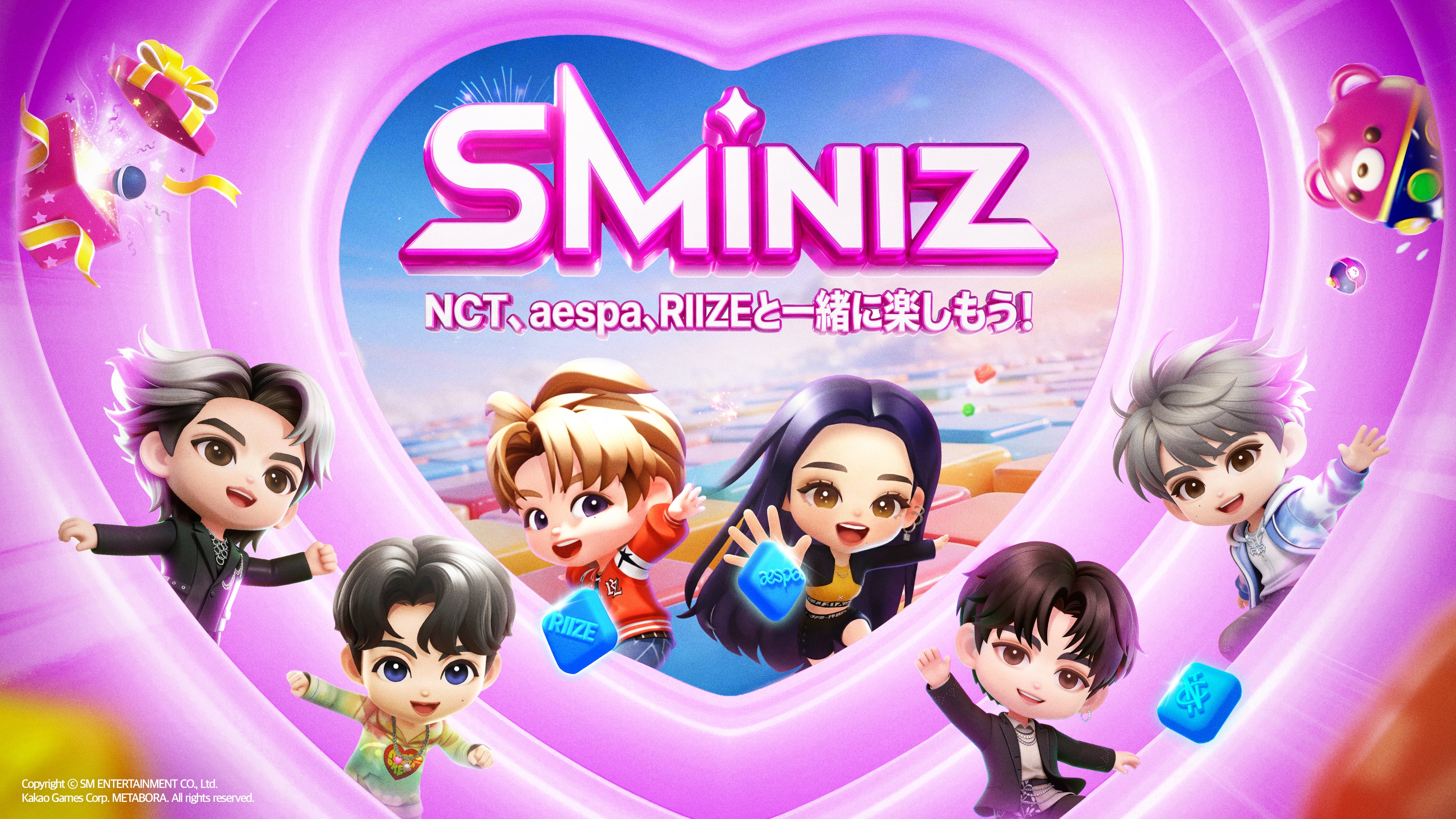 SM新作パズル『SMiniz』本日開始！推しとパズルで遊ぼう