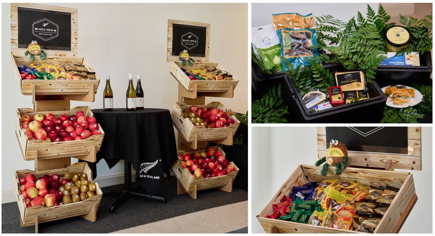 ニュージーランド産の食品とワイン