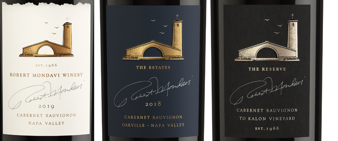 ロバート・モンダヴィ・ワイナリー」シリーズがパッケージ