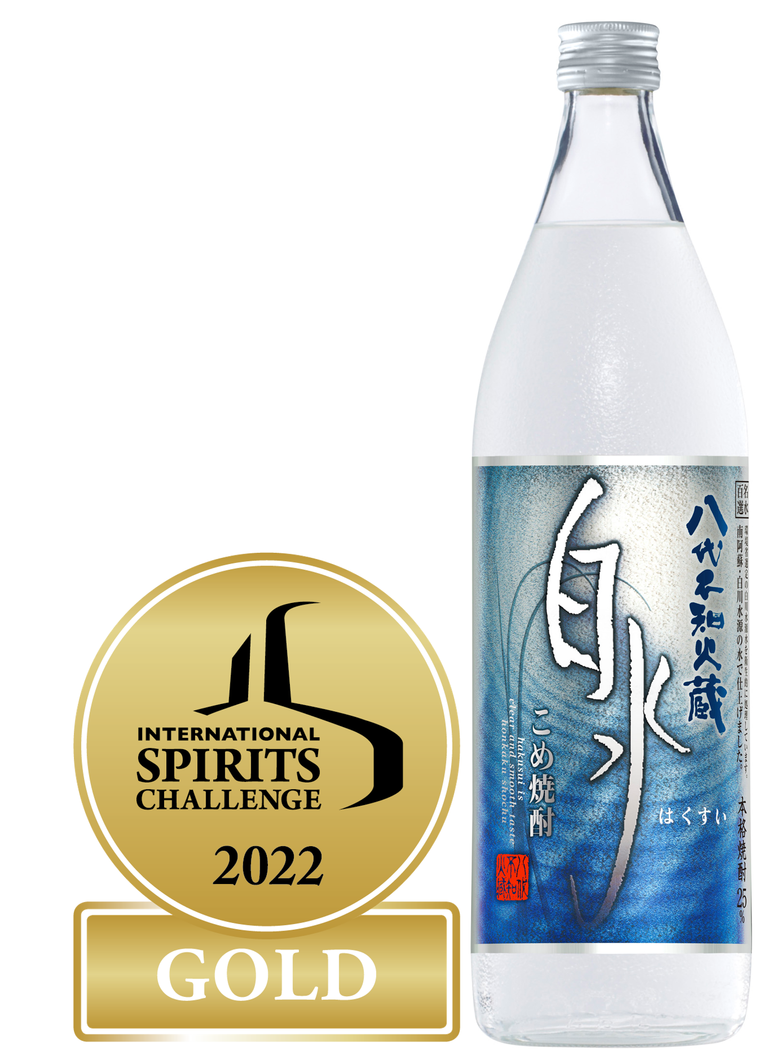 キリン 八代不知火蔵 白水 米 25% 本格焼酎 720ml瓶 x 12本ケース販売 (熊本)