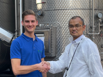 ガブリエル・ロレンツォン氏と勝野泰朗