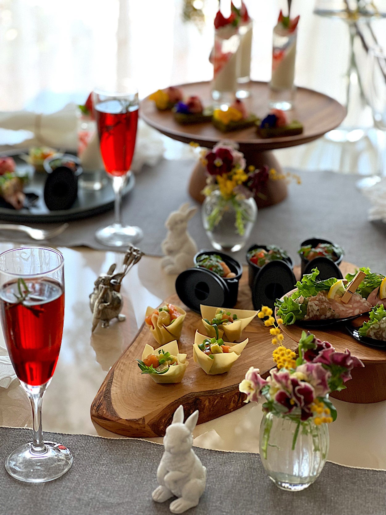 フィンガーフードとモクテル♪