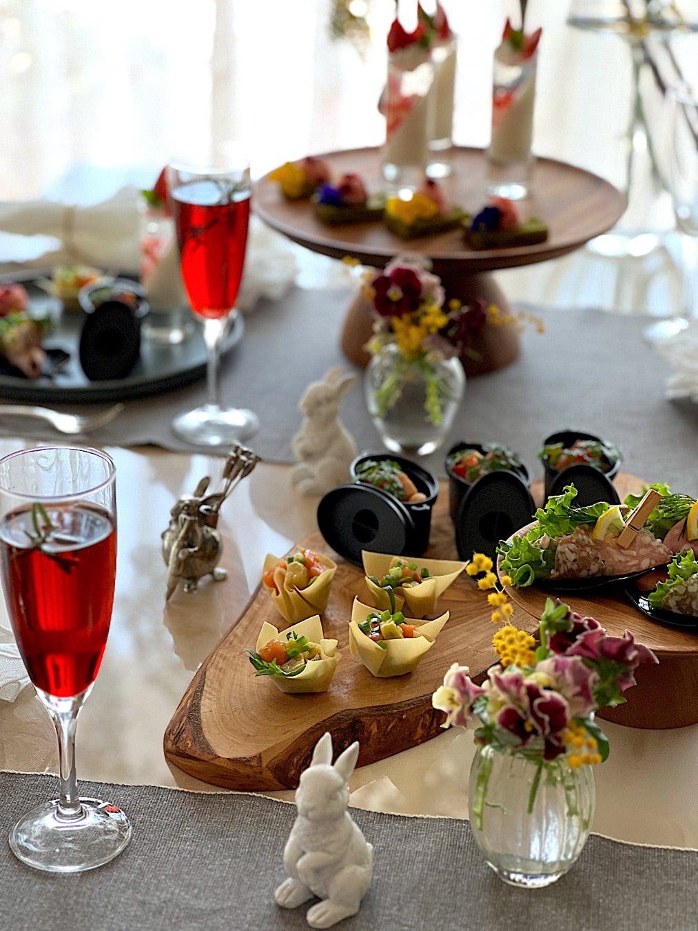 フィンガーフードとモクテル♪