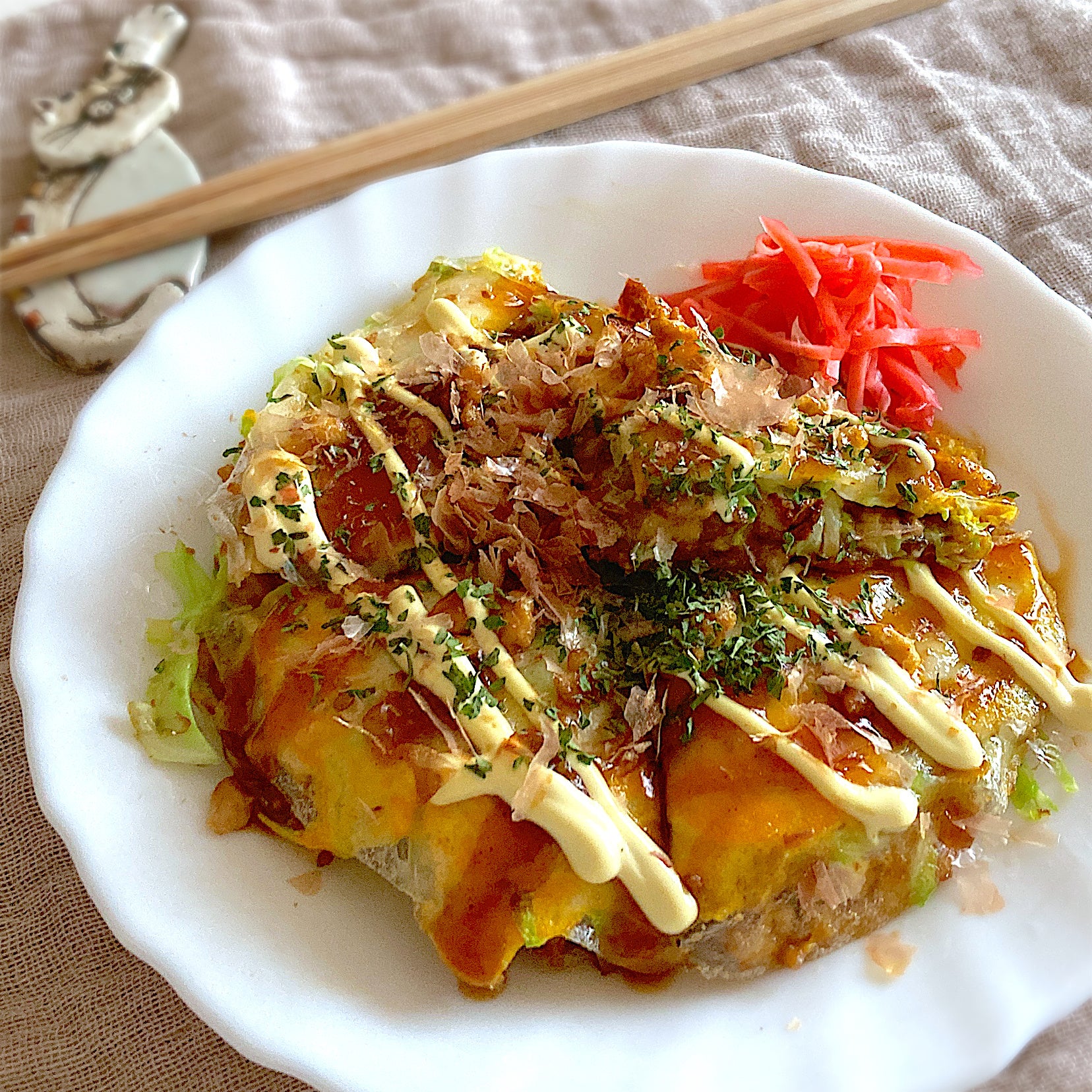 ギルトフリー＆グルテンフリーdeお好み焼き