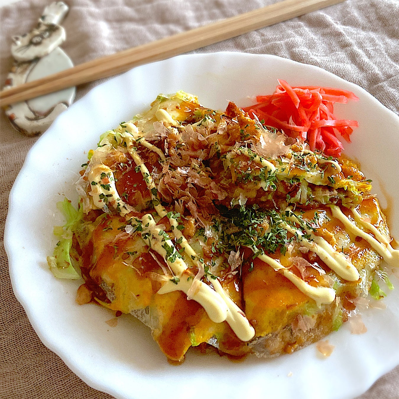 ギルトフリー&グルテンフリーdeお好み焼き