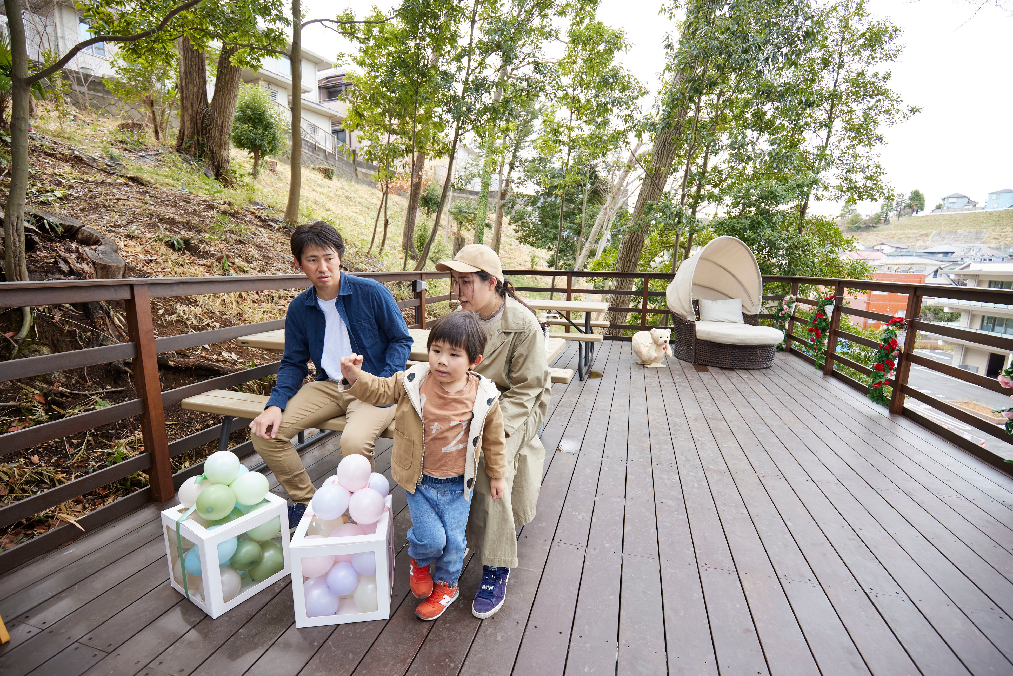 共用施設＿ウッドデッキテラス