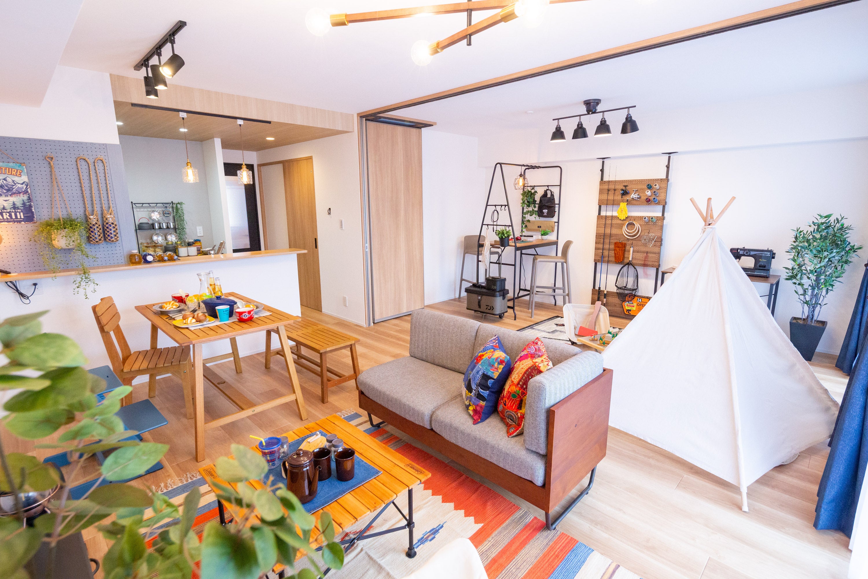 アウトドアスタイル　モデルルーム