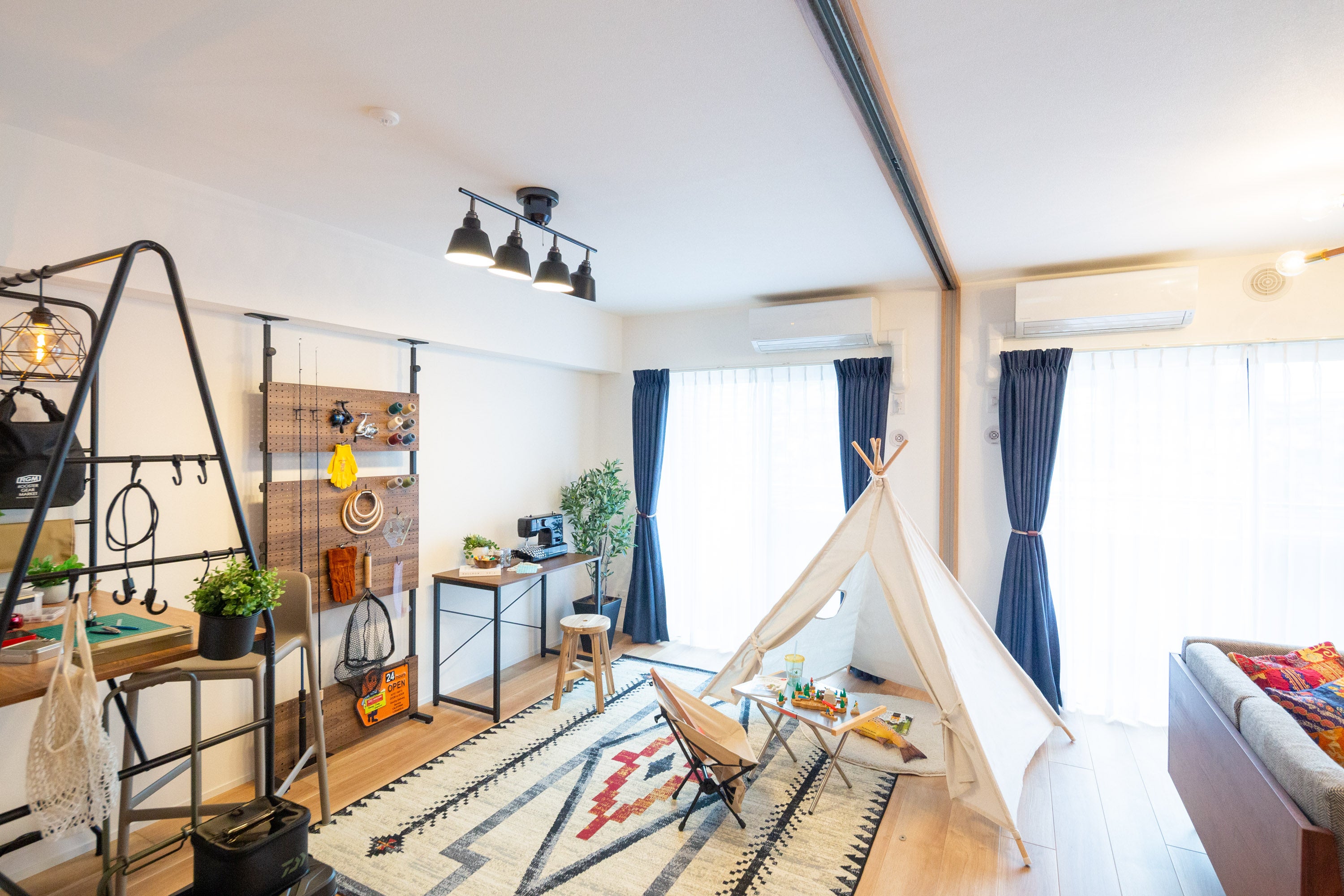 アウトドアスタイル　モデルルーム