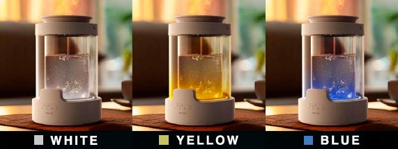 リラックス×潤い “光と香りで、空気が変わる。”スチーム式加湿器 リラックス×潤い “光と香りで、空気が変わる。”スチーム式加湿器