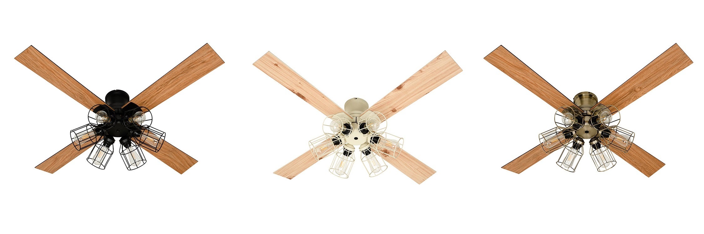 左：ブラック、中央：ホワイト、右：ゴールド