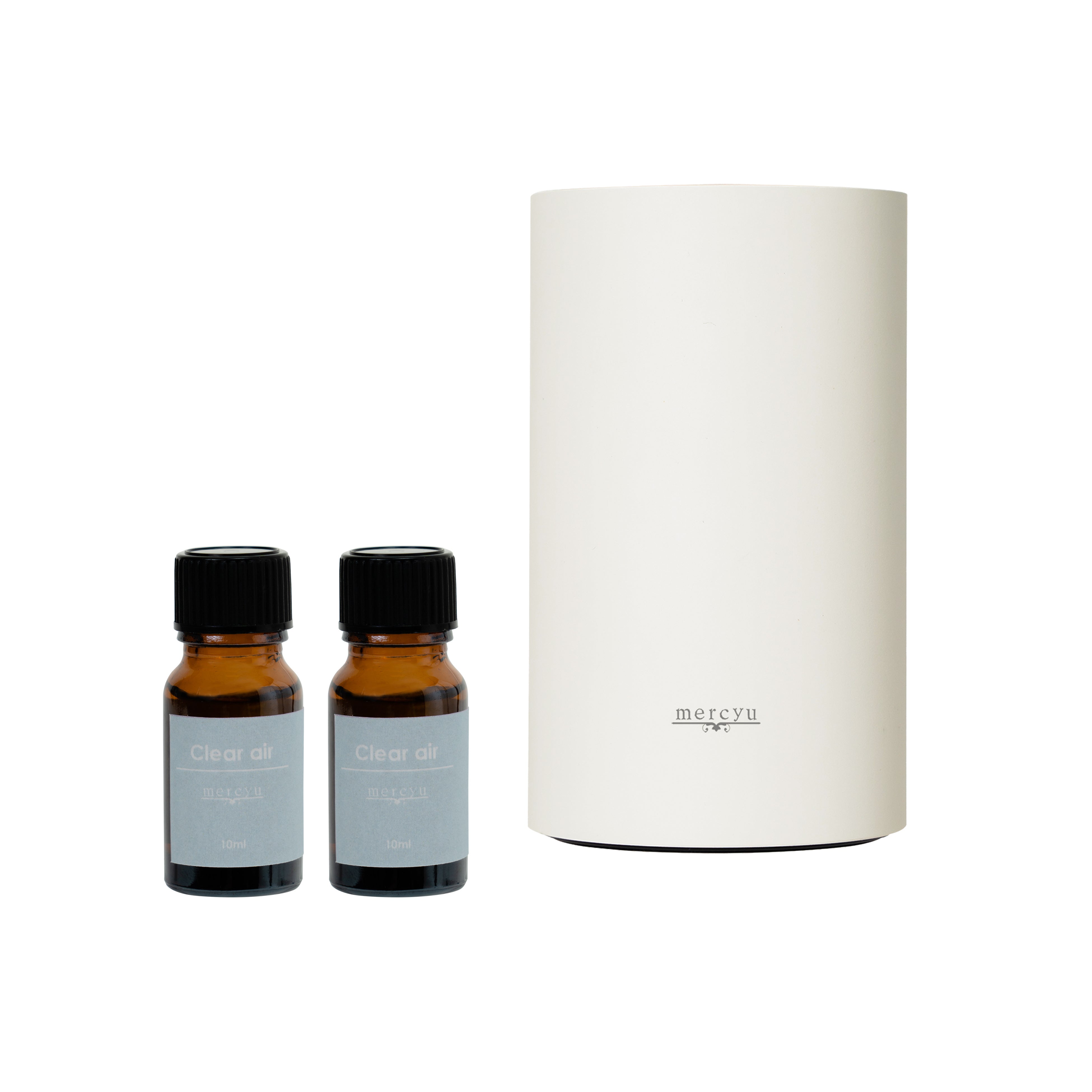 画像は専用オイル CL：Clear air（クリアエアー）のセットです。