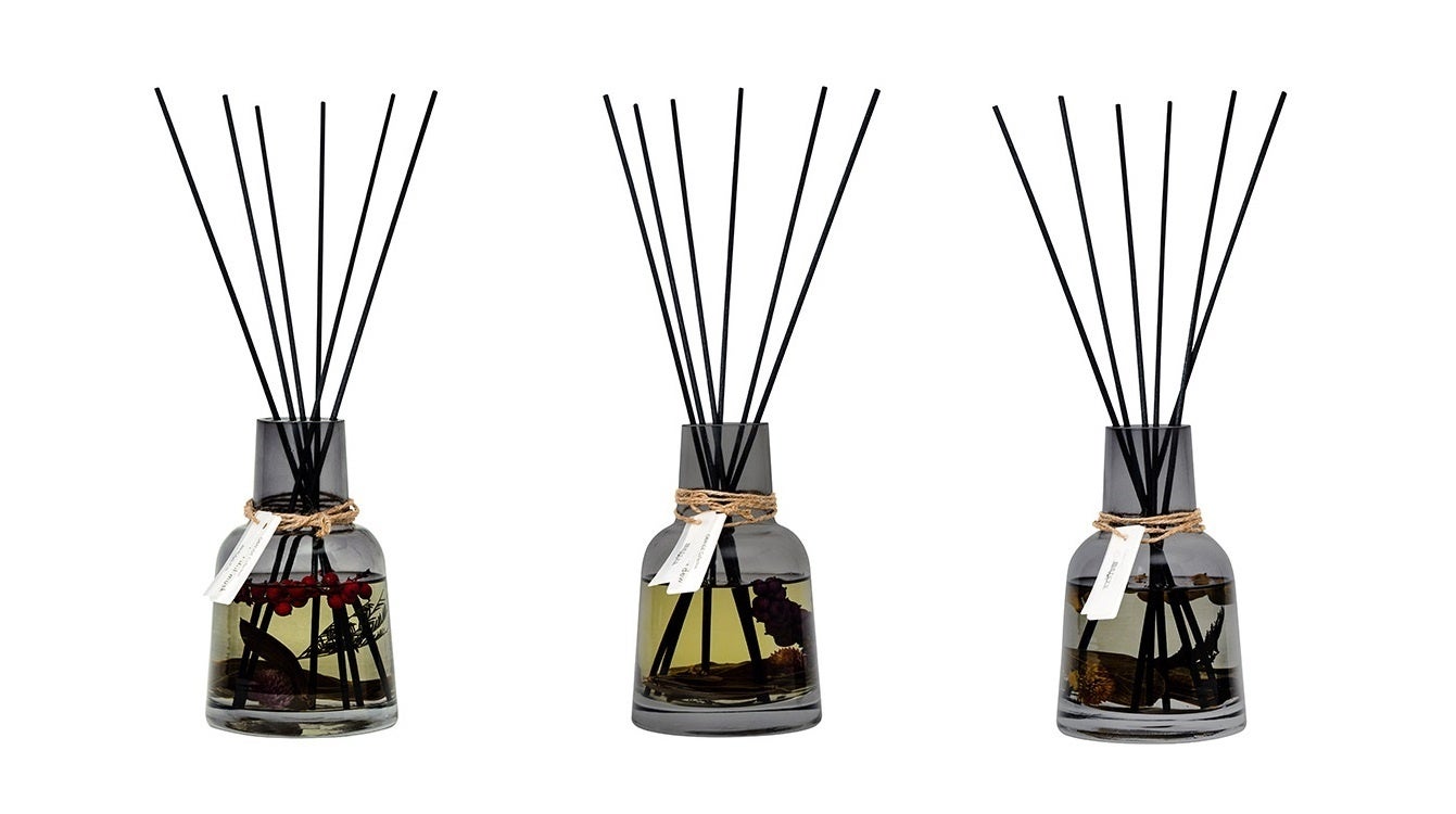 左から DU（ディライトフルムスク）、LD（ラグジュリアスデュー）、OJ（オリエンタルジュース）