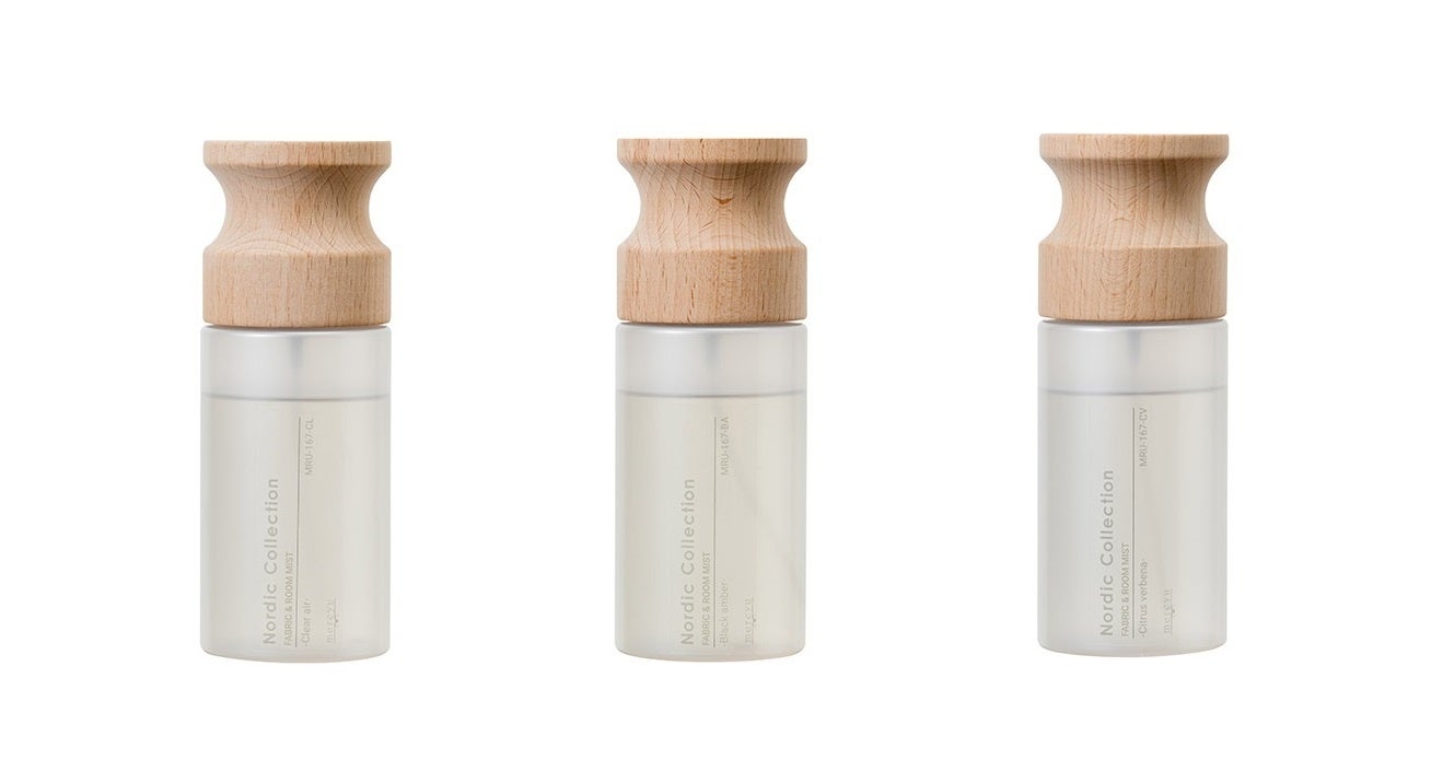 左からCL：クリアエアー、BA：ブラックアンバー、CV：シトラスバーベナ