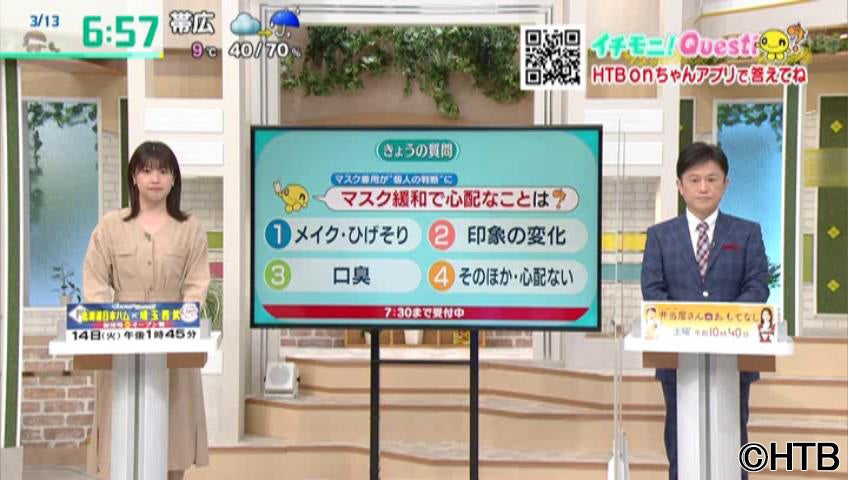 「イチモニ！」イチモ二！Question(C)HTB