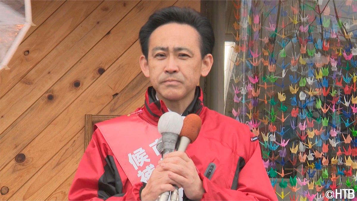 【函館】新人・大泉潤氏(C)HTB