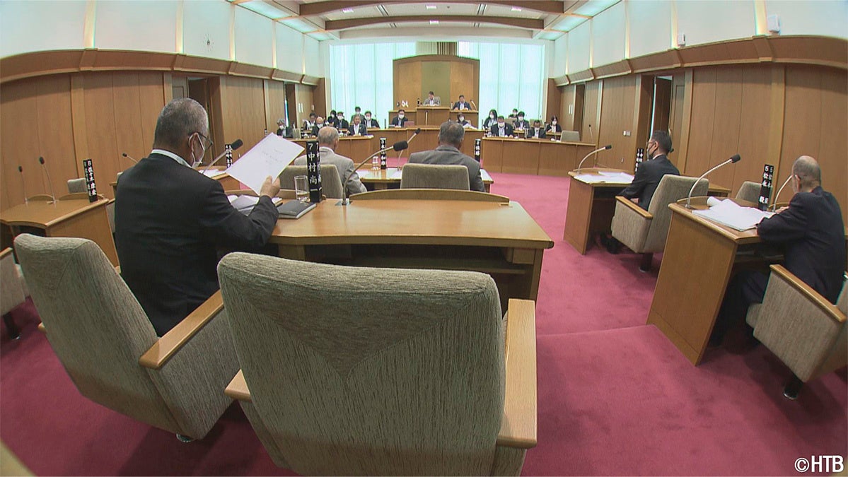 １席空いた北竜町議会(C)HTB