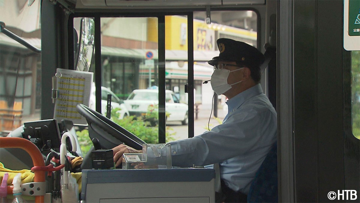 勤続25年の運転手の手取りは18万円を切る(C)HTB