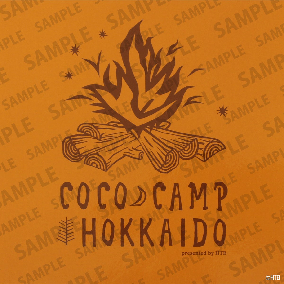 「ここキャン北海道」貼っちゃってステッカー角大(C)HTB