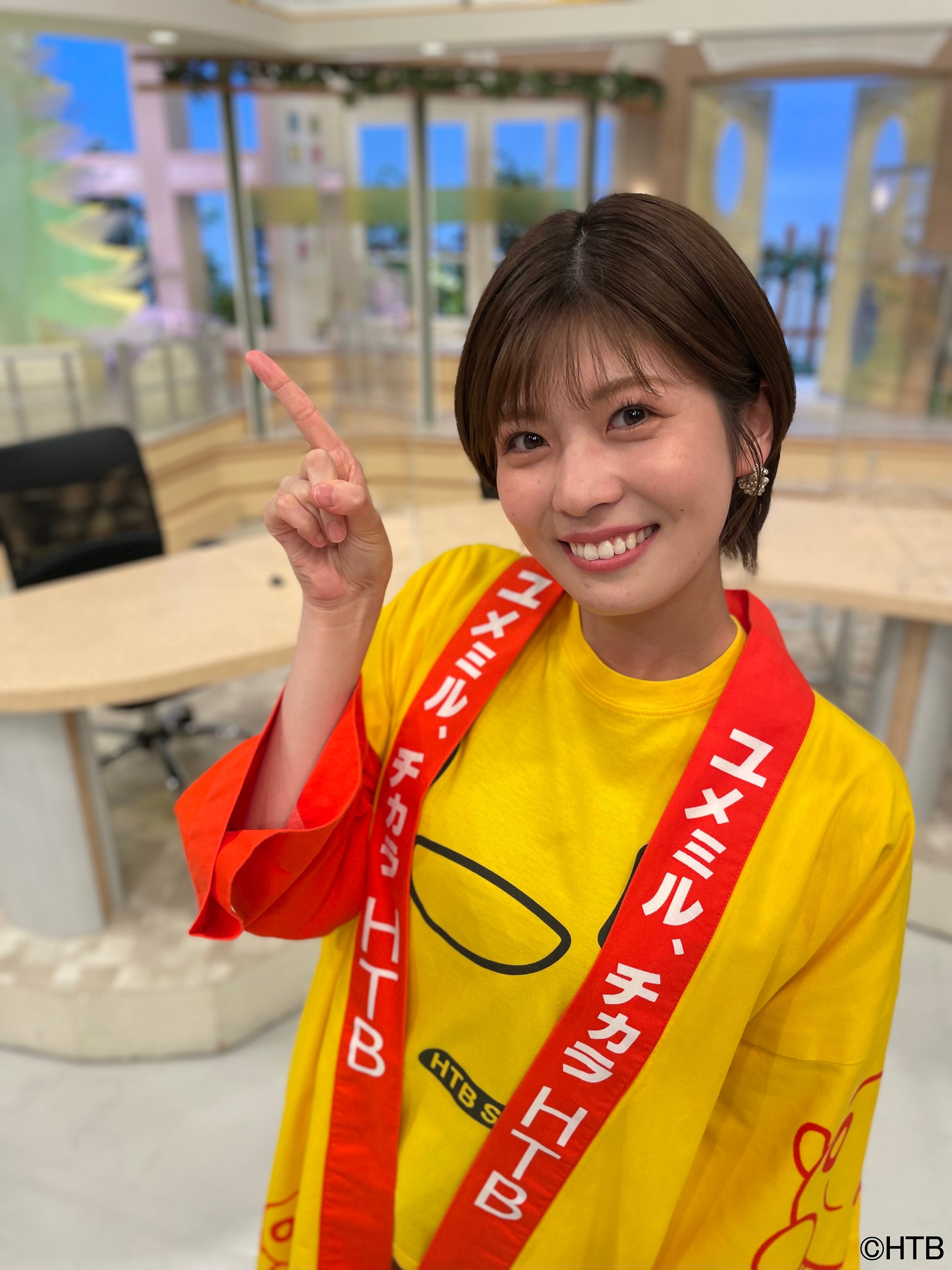 HTB田口彩夏アナウンサー(C)HTB