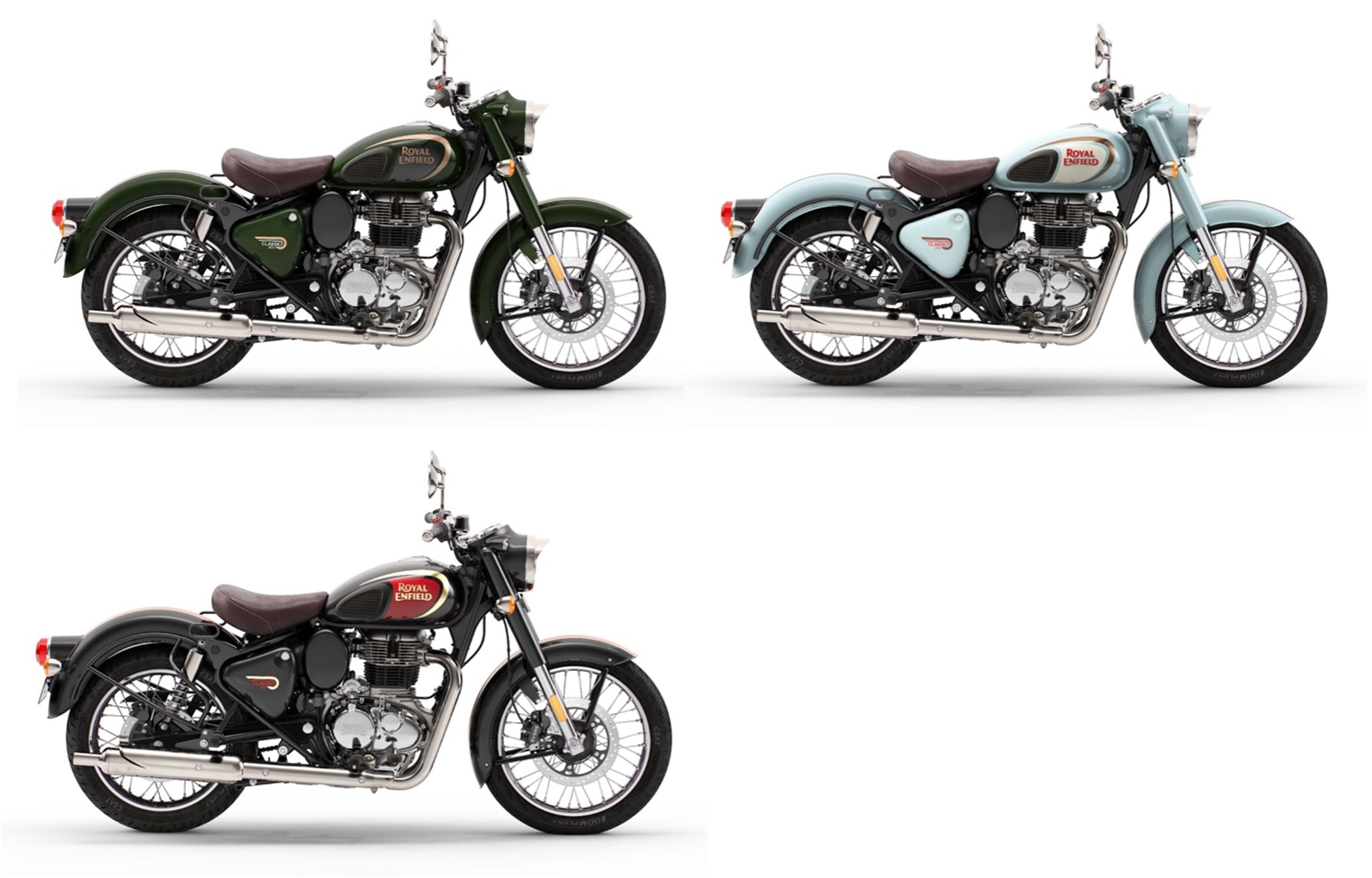 左上からGreen、Grey、Black