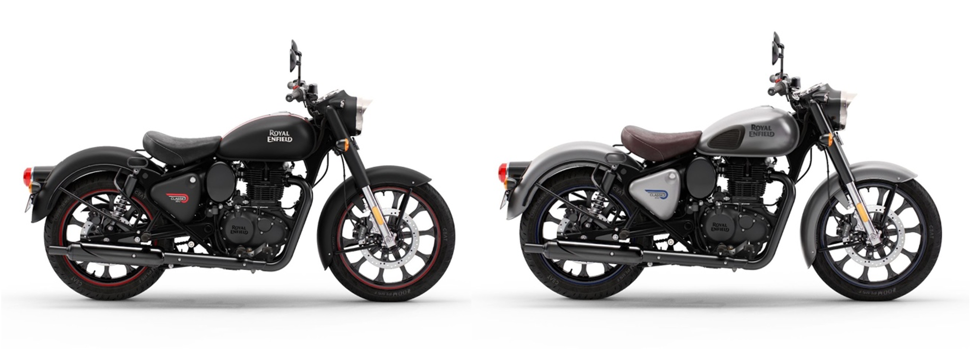 左からStealth Black、Gunmetal Grey