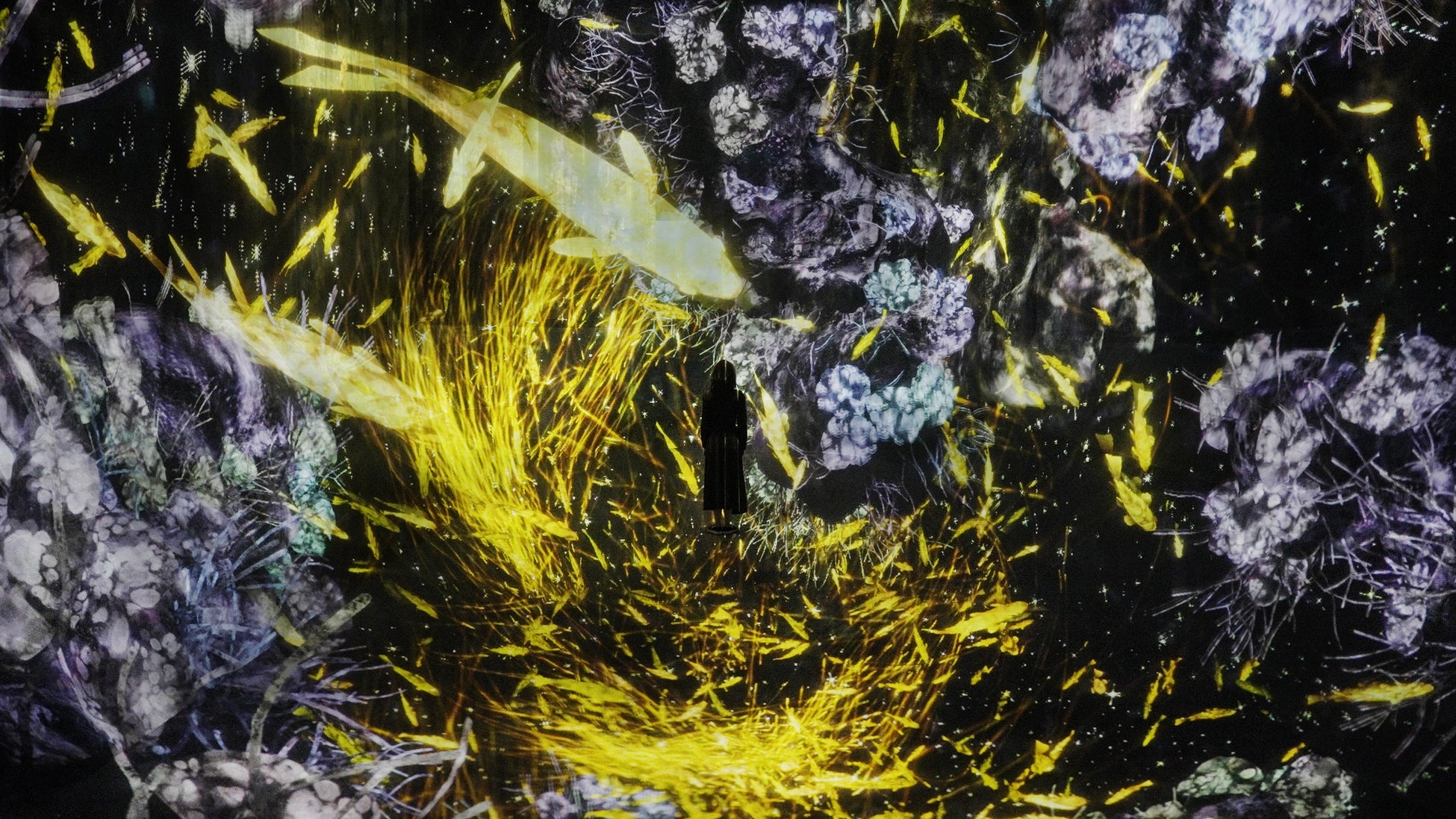チームラボ《The Way of the Sea:虚空の宇宙》© チームラボ ※参考画像